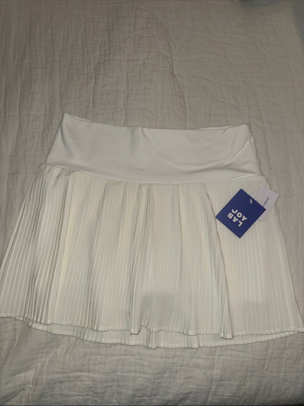 Joylab White Pleated Mini Skort